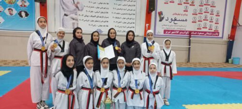 قهرمانی تیم منتخب تکواندو خردسالان گیلان در کشور