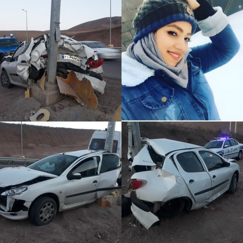 مائده جوانفر در اثر تصادف فوت شده است مائده جوانفر در اثر تصادف فوت شده است