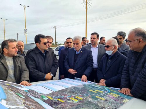 استاندار گیلان از عملیات اجرایی راه آهن رشت بندرکاسپین بازدید کرد