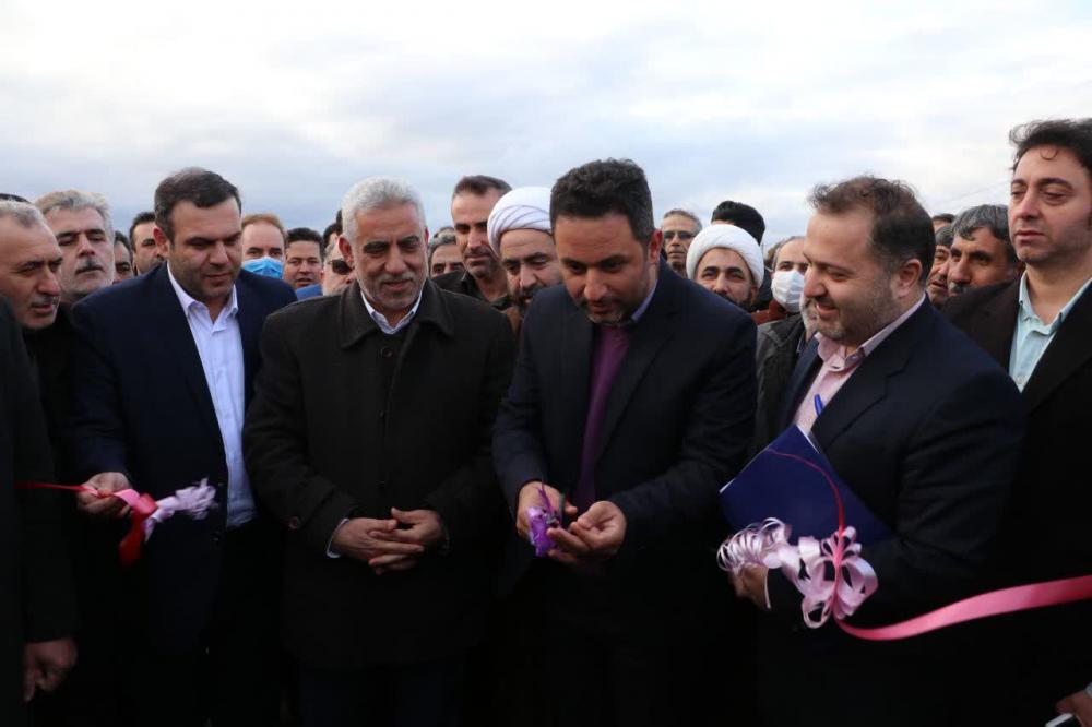 پل تقاطع غیرهمسطح کنارگذر کلاچای به بهره برداری رسید پل تقاطع غیرهمسطح کنارگذر کلاچای به بهره برداری رسید