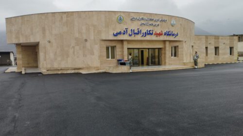 افتتاح درمانگاه شهید تکاور اقبال آدمی منجیل با حضور فرمانده نیروی دریایی ارتش