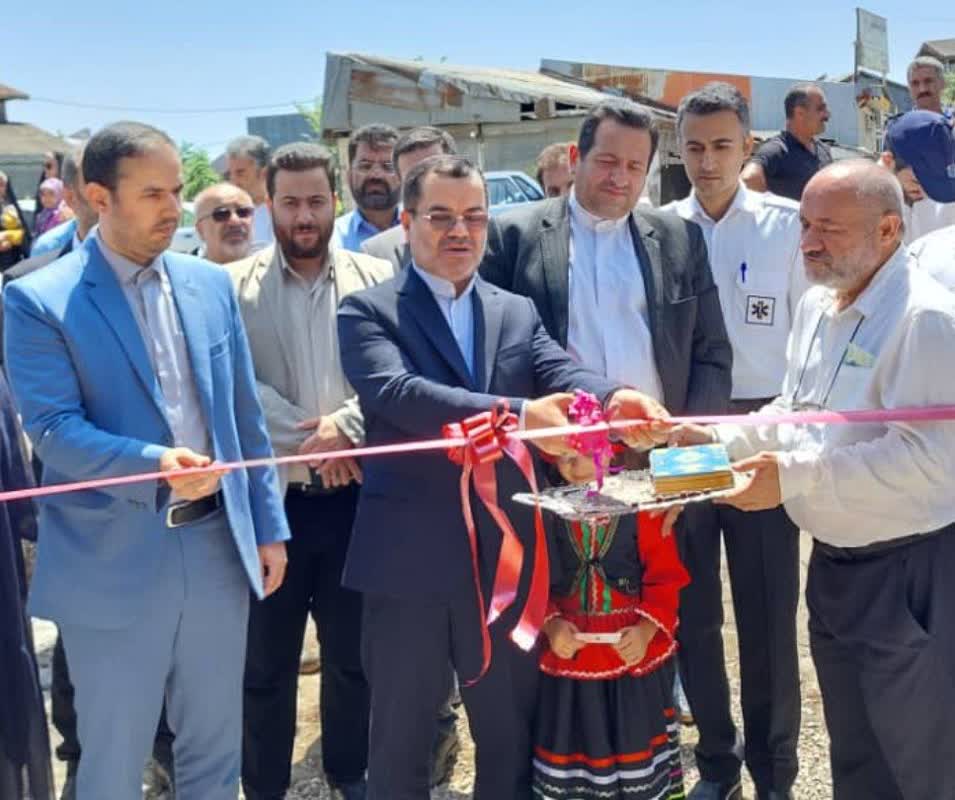 گزارش تصویری افتتاح پایگاه اورژانس و آتش نشانی شهر پیربازار