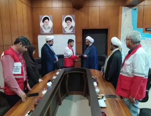 انعقاد تفاهمنامه مشترک بین هلال احمر ومرکز خدمات حوزه علمیه گیلان