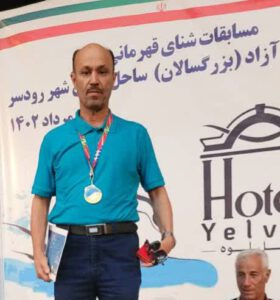 تقی قربانزاده پیربازاری قهرمان مسابقات شنای آزاد کشور شد
