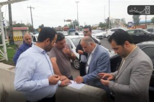 ساماندهی ترافیکی میدان ولیعصر رشت با نصب چراغ‌های راهنمایی هوشمند