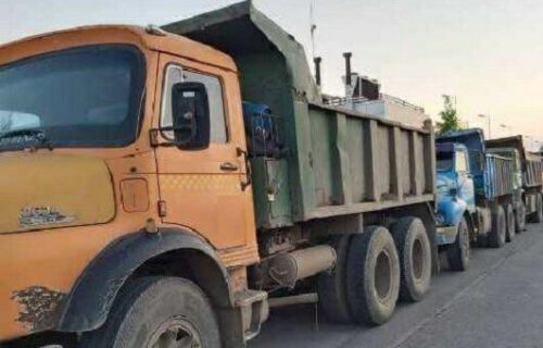 توقیف بیش از ۳۰ تن شن و ماسه بدون مجوز در سیاهکل