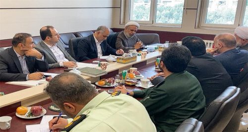 بازدید رییس کل دادگستری استان گیلان به همراه معاونین قضایی از دادگستری رودبار