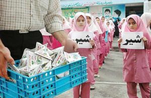 توزیع شیر در ۱۷ منطقه آموزش و پرورش گیلان