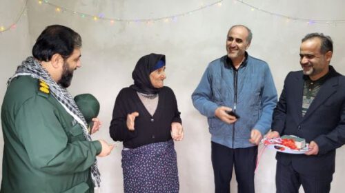 ساخت سرپناه برای پیرزن روستایی در شهرستان فومن
