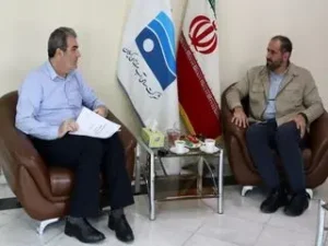 دیدار نماینده آستارا در مجلس شورای اسلامی با مدیر عامل آب منطقه ای گیلان