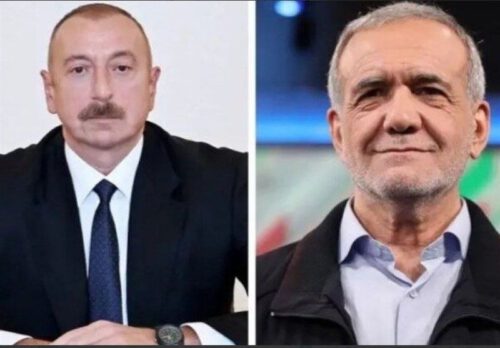 تماس تلفنی علی اف با پزشکیان/دعوت برای سفر به باکو و تهران