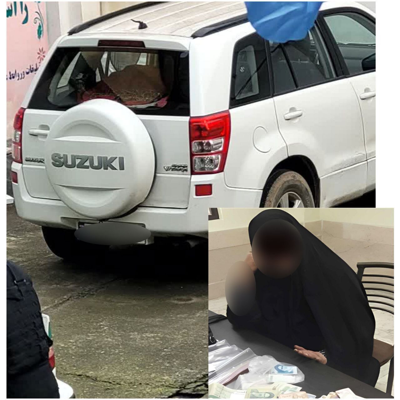 دستگیری متکدی شاسی بلند سوار در رشت دستگیری متکدی شاسی بلند سوار در رشت