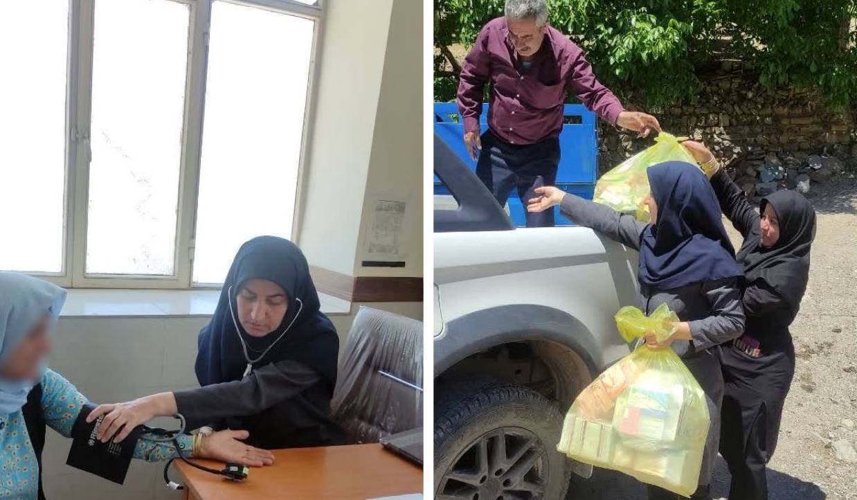 ویزیت رایگان و غربالگری سلامت اهالی ۲ روستای شهرستان رودبار ویزیت رایگان و غربالگری سلامت اهالی ۲ روستای شهرستان رودبار