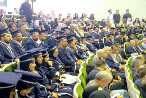 برپایی جشن دانش‌آموختگی ۵۵ نفر از دانشجویان پزشکی در رشت