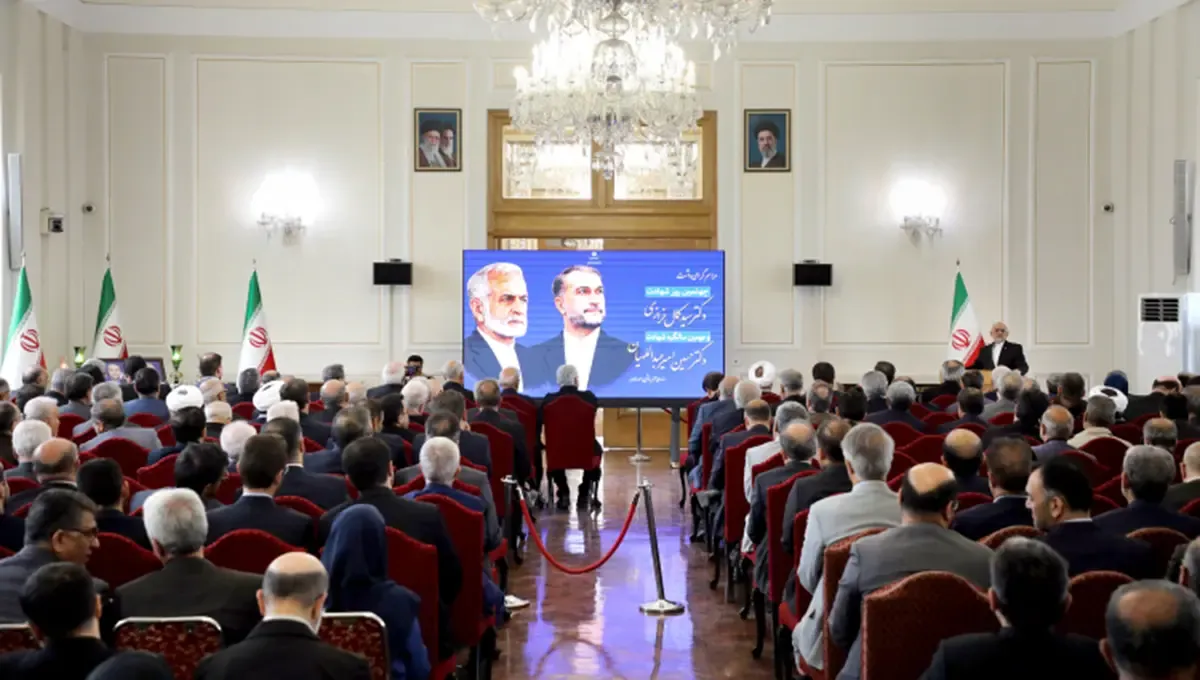 تشریح وظایف دستگاه دیپلماسی در صیانت از منافع ملی / انتقاد از حاکمیت زبان زور در مناسبات جهانی / قرائت پیام رهبر معظم انقلاب به مناسبت دومین سالگرد شهادت شهید رئیسی