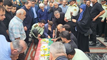 تشییع شهید سروان جواد جعفرزاده در فومن