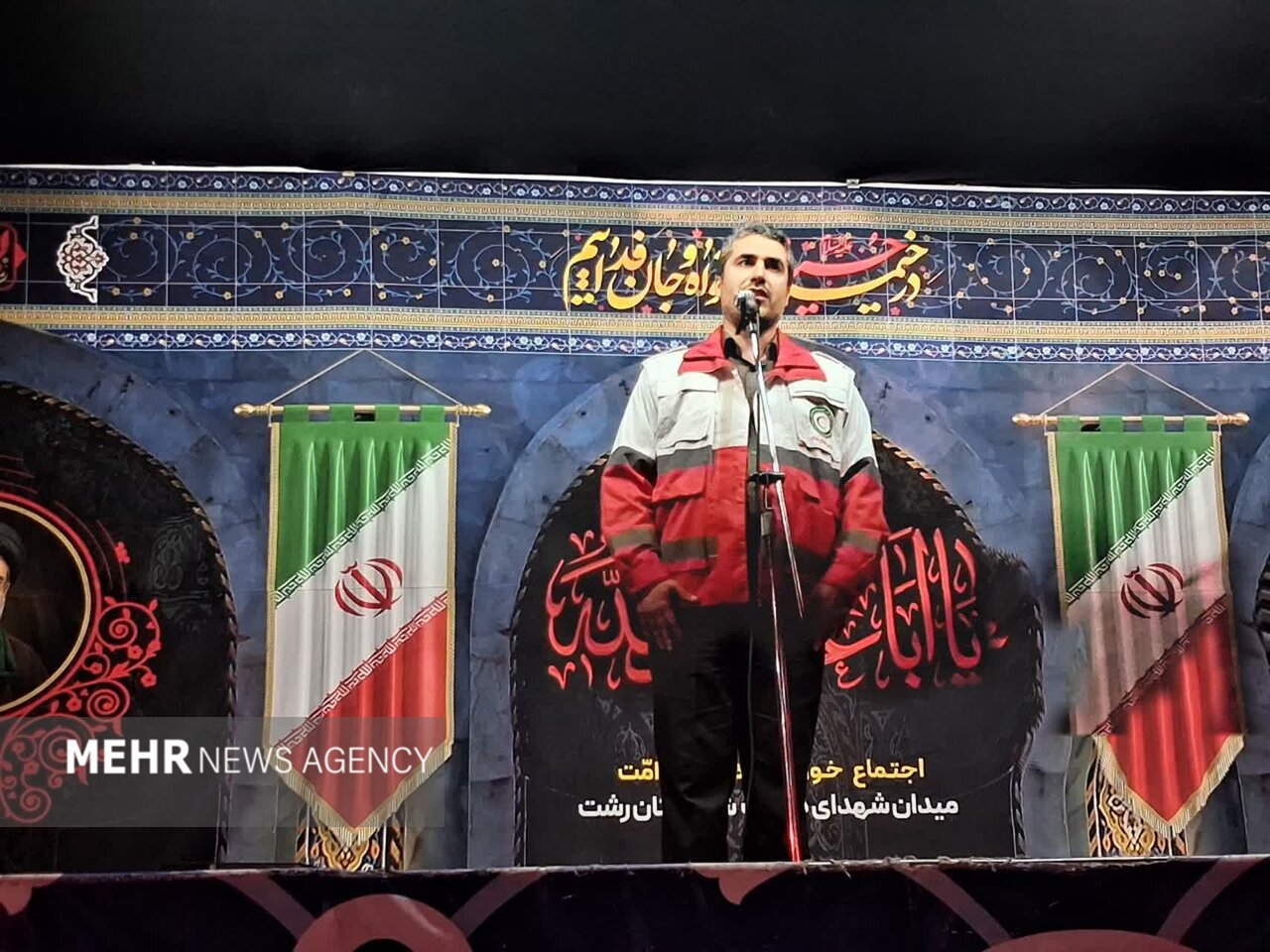 آمادگی اردوگاه هلال احمر برای اسکان ۱۰ هزار زائر گیلانی امام شهید