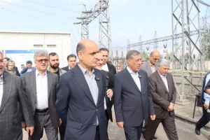 بهره‌برداری از پروژه ۱۲۰۰ میلیارد تومانی افزایش ظرفیت پست برق شهید عضدی رشت