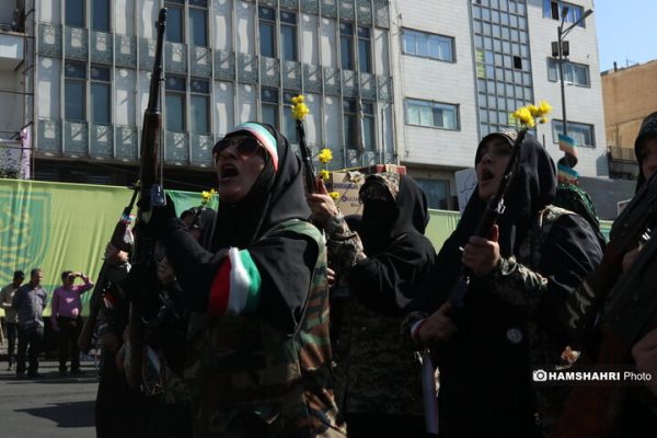 پوشش‌های مختلف زنان در رزمایش جانفدای ایران + تصاویر