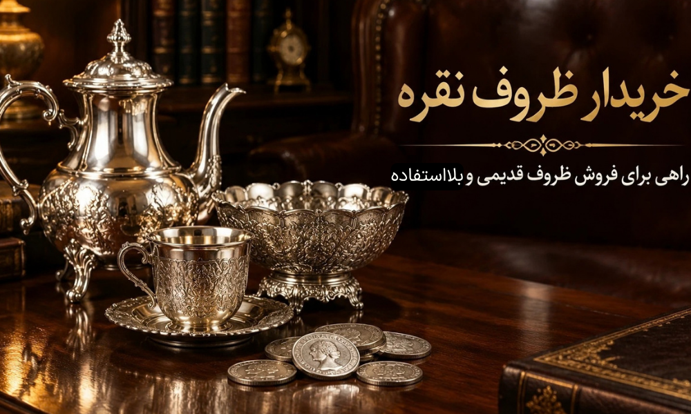 خریدار ظروف نقره؛ راهی برای فروش ظروف قدیمی و بلااستفاده