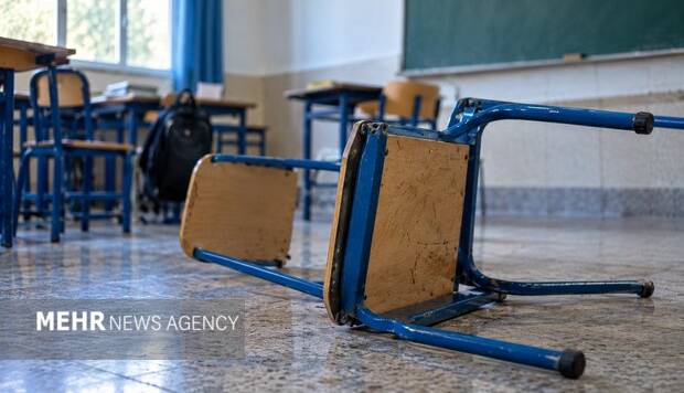 پرتاب صندلی در مدرسه لوشان به مصدومیت دانش‌آموز انجامید